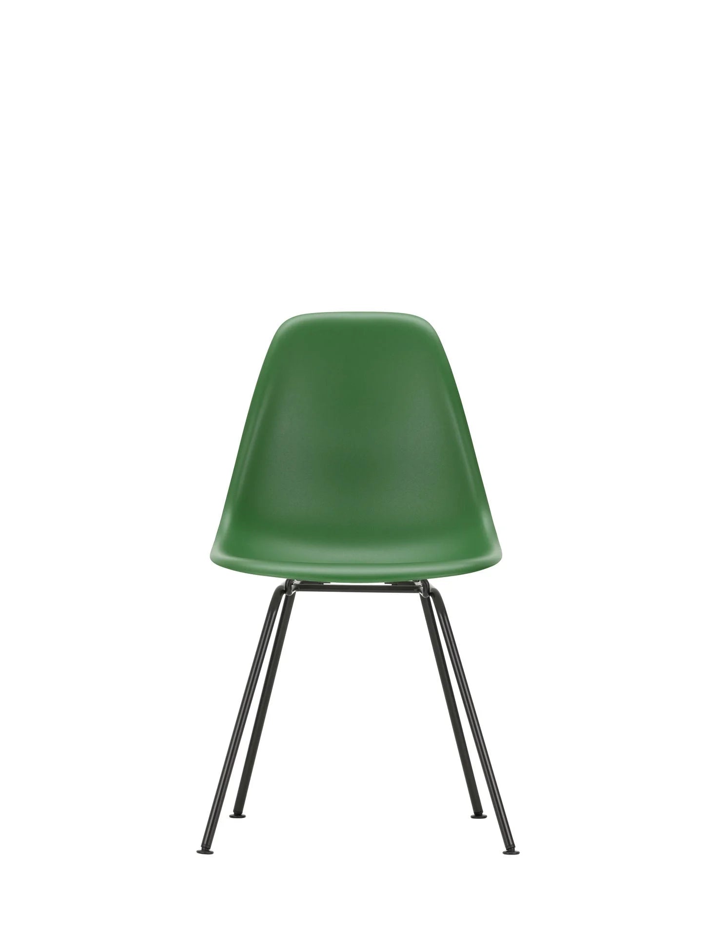 vitra Eames Plastic chair DSX RE - zwart onderstel - Emerald RE