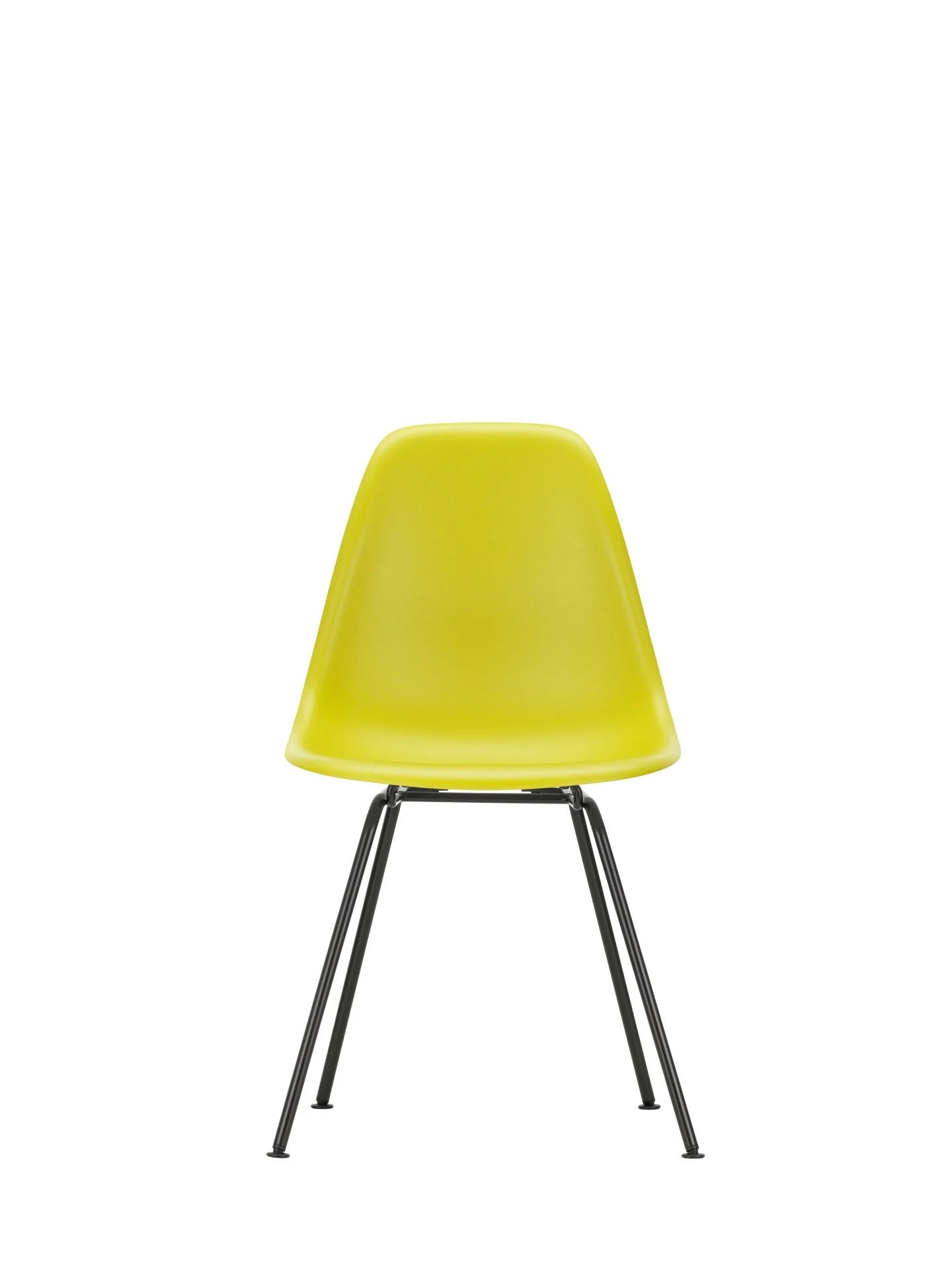 vitra Eames Plastic chair DSX RE - zwart onderstel - mustard RE