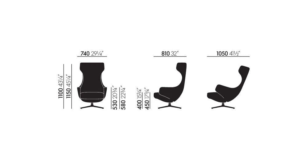 vitra fauteuil Grand Repos - Cosy