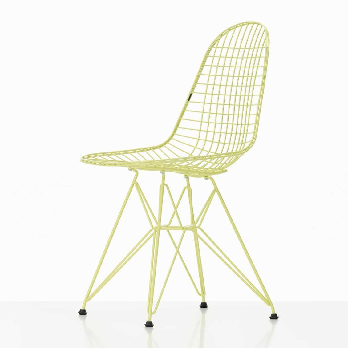 vitra Eames Wire Chair DKR - nieuwe kleuren - citron