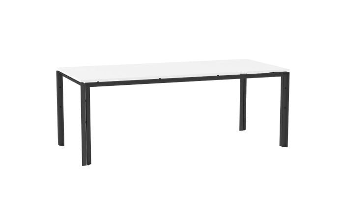 Functionals WT Tafel 230cm - Zwart frame & Wit blad